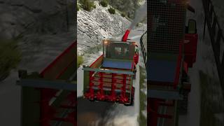 REMOVING SNOW IN ALPS WITH UNITRAC AND SNOW BLOWER  Farming Simulator 22 shorts farmingsimulator [upl. by Ortiz]