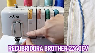 Máquina collarín familiar 🧵 Tutorial COMPLETO Enhebrado tensión y PUNTADAS [upl. by Krever]