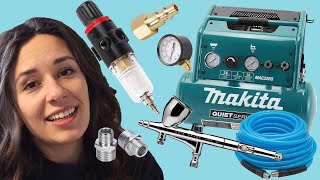 HOW TO Set Up your SHOP or HOBBY AIR COMPRESSOR for AIRBRUSH a Beginners Guide [upl. by Thais]