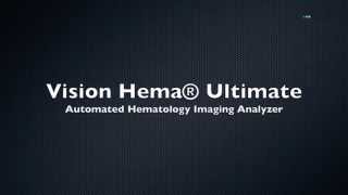 Vision Hema® Ultimate  Automated hematology imaging analyzer  West Medica [upl. by Maire]