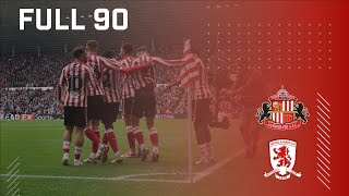 Full 90  Sunderland AFC v Middlesbrough FC [upl. by Endora822]