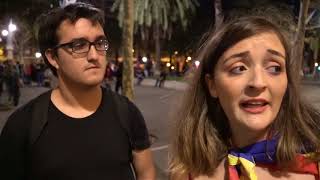 Catalonians react after independence not declared [upl. by Lexie]