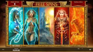 Forbidden Throne Slot  Microgaming Promo [upl. by Rodie152]