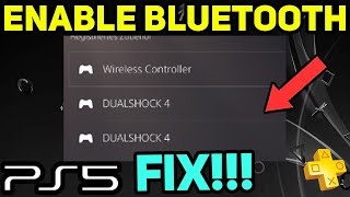 PS5 ENABLE BLUETOOTH EASY NEW [upl. by Arehs]