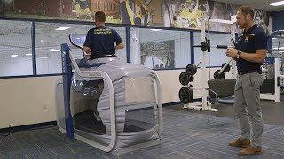 Demonstration of AntiGravity Treadmill at Michigan Medicine [upl. by Donella]