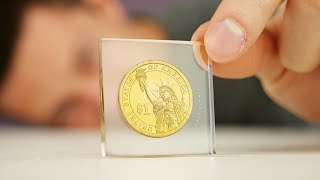 DIY Coin in Epoxy Resin [upl. by Limay]