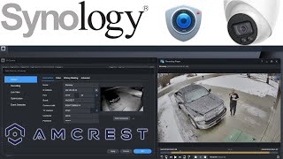 Synology Surveillance Station With Amcrest AI Advanced Detection [upl. by Edivad]