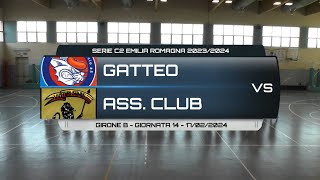 GATTEO VS ASSCLUB SINTESI ESTESA  SERIE C2 E ROMAGNA 2324 GIRONE B GIORNATA 14  17022024 [upl. by Nyltiak]