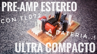 Preamplificador Estéreo Ultra Compacto a Batería  Parte 1  Diagrama [upl. by Geraud]