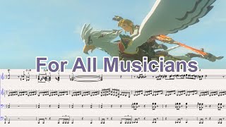 Attack on Vah Medoh Theme from The Legend of Zelda Breath of the Wild Sheet Music [upl. by Leahcimauhsoj]