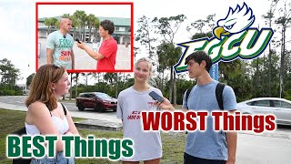 Asking Students the BEST and WORST Things About FGCU feat Preachers [upl. by Eimar618]