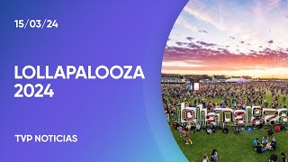 Se largó el festival Lollapalooza 2024 en Buenos Aires [upl. by Adiene]