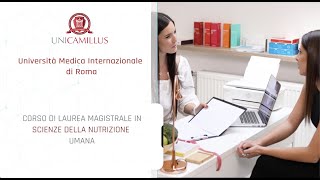 Corso di Laurea Magistrale in Scienze della Nutrizione Umana  UniCamillus [upl. by Alehtse]