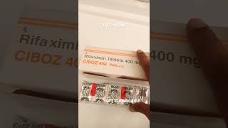 Ciboz 400mg Rifaximin  Tablet uses in Hindi mediinformer [upl. by Nnylsaj]