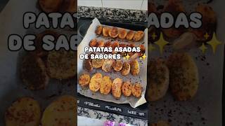 Patatas asadas de sabores✨🥔 ralutecuida recetasfaciles recetas [upl. by Castera]