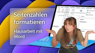 Seitenzahlen in Word  schnell und easy formatiert [upl. by Fulmer]