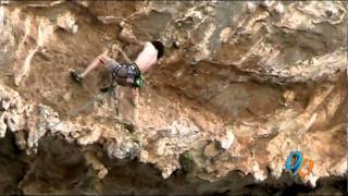 Adam Ondra climbing  Kalymnos  episode 6 Part 1 of quotImpossiblequot LOVE [upl. by Croix]