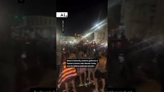 Auburn University students celebrate Donald Trumps win at Toomers Corner [upl. by Yun]