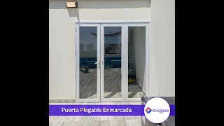 Puerta Plegable Enmarcada [upl. by Thirion]