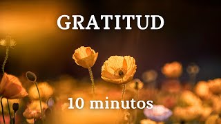 🌸Meditación Guiada de Agradecimiento 10 minutos  Afirmaciones de GRATITUD🌸 [upl. by Lertnom13]