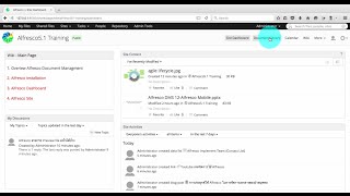 สอนใช้ Alfresco 51 tutorial ตอน 4 Alfresco Site [upl. by Furtek729]