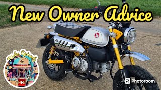 New Bike Tips amp Advice  Making The Honda Monkey 125 Even Better [upl. by Chellman]