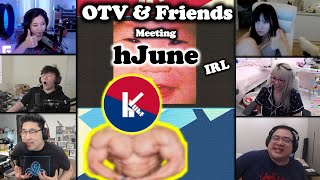 OTV amp Friends meet hJune in person first IMPRESSION  ft fuslie Scarra John Peter Yvonne Aria [upl. by Nilat]