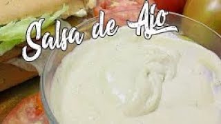 Salsa De Ajo Casera  La Mejor De Colombia [upl. by Liv]