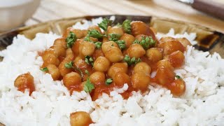 Recette  Curry de pois chiches [upl. by Mikihisa95]