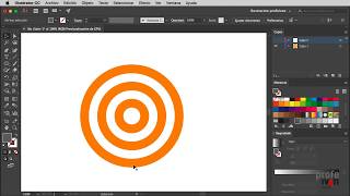 Crear círculos concéntricos en Illustrator [upl. by Eirrod136]