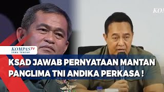 KSAD Jawab Pernyataan Mantan Panglima TNI Andika Perkasa [upl. by Aneej]