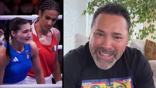 Oscar Dela Hoya GOES OFF on the Olympics Biologically MALE vs FEMALE Imane Khelif INJUSTICE [upl. by Gatias458]