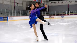 Karen Li and James Zhu dance their American Waltz to quotSnowmanquot by Sia [upl. by Lerraf]