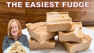 How To Make the EASIEST 2 Ingredient FUDGE Recipe for the HOLIDAYS [upl. by Olegna]