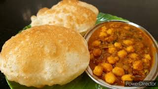 Chola Poori Recipe In Tamil  Bhature  Breakfast Recipe [upl. by Ernesto213]