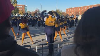 NC AampT kicks off GHOE with their annual homecoming pep rally [upl. by Bobinette]