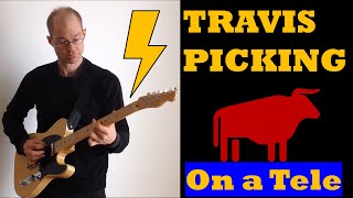 Travis Picking TWANG on a TELECASTER [upl. by Laurance]