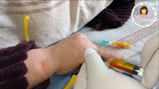 iv therapy intravenous injection steps [upl. by Colbye]