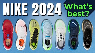 REVIEW OF EVERY NIKE RUNNING SHOE of 2024  PegasusVaporflyVomeroAlphaflyInvincible Comparison [upl. by Leciram]