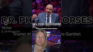 Clips from Dr Phil at the NYC Trump Rally [upl. by Nanci]