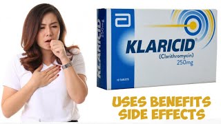 Klaricid Clarithromycin 250mg amp 500mg Tablet Uses In Urdu Hindi Klaricid Syrup Klaricid 250mg [upl. by Pacifa846]