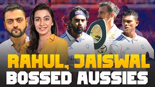 Incredible Yashasvi Jaiswal KL Rahul BOSSED Aussies with 218 runs lead India vs Australia 1st Test [upl. by Glen401]