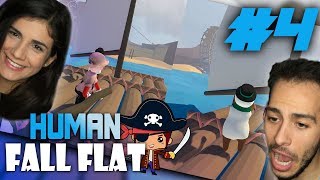 ΓΚΑΦΑΤΖΗΔΕΣ ΝΑΥΑΓΟΙ ft Konstantina  Human Fall Flat 4 [upl. by Baxter478]