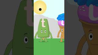 learn ABC Song shorts abcdsong animation [upl. by Oiluig]