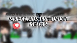 STRAY KIDS REACT Predebut 13 [upl. by Talich]