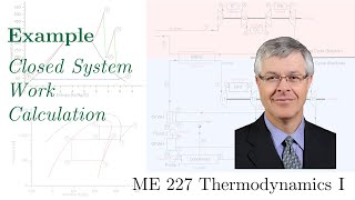 Closed System Work Calculation [upl. by Nahtannoj]