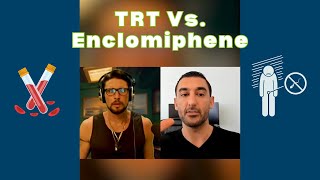 TRT Vs Enclomiphene  Difference In Bloodwork amp Symptoms [upl. by Hildegard396]