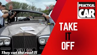 Rolls Royce gets its roof cut off  live at PPC in the Park [upl. by Yliram]