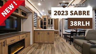 Tour the ALLNEW for 2023 Sabre 38RLH Fifth Wheel by Forest River [upl. by Kimberlee]