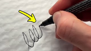 QUICK TEST ‎STAEDTLER Lumocolor Marker Permanent Fine [upl. by Tamberg]